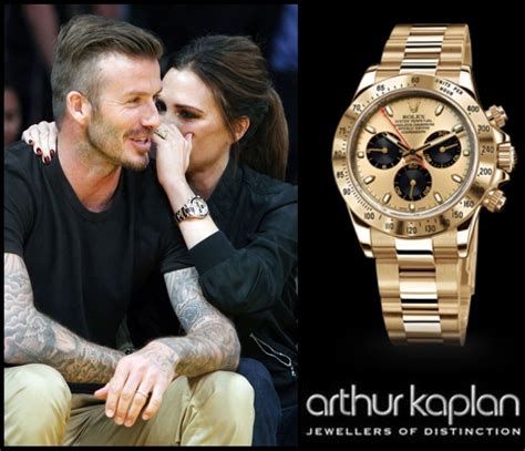 david beckham rolex daytona|victoria beckham watches.